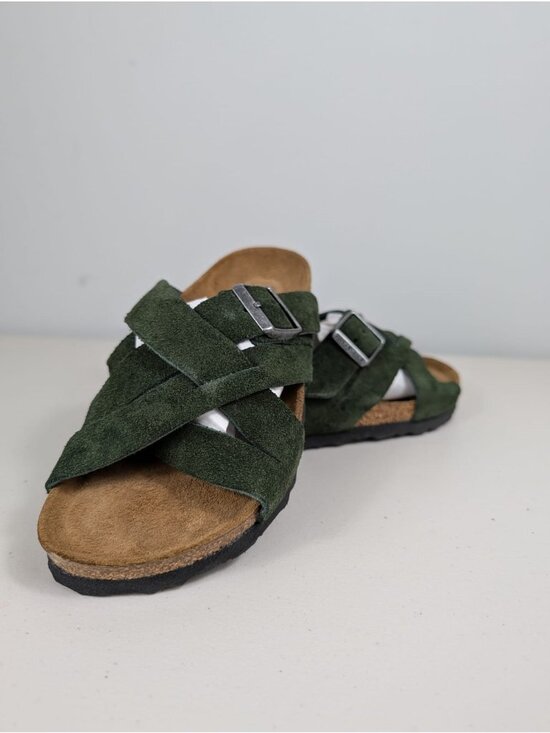Birkenstock Shoes - Birkenstock New w/o Box Lugano Mountain green soft suede women's size 5